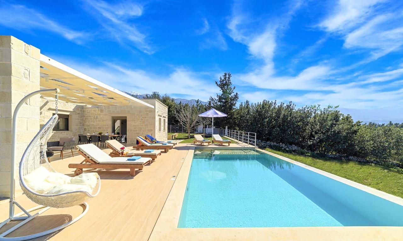 Orientem Villa Heated Pool Georgioupoli Exterior photo